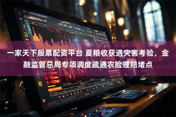 一家天下股票配资平台 夏粮收获遇灾害考验，金融监管总局专项调度疏通农险理赔堵点